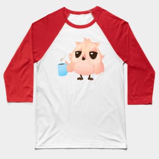 Owl Coffee Baseball T-Shirt